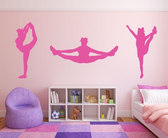 Cheerleader Cheer Package Room Wall Decor Vinyl Decal Sticker