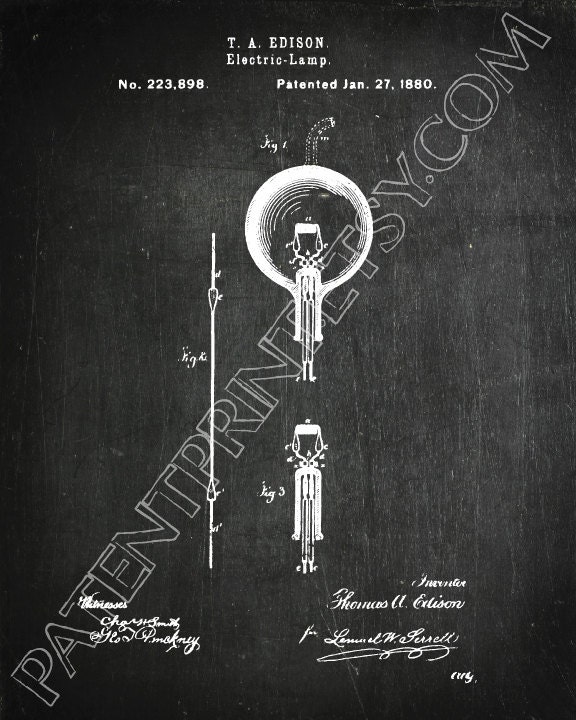 Printable Light Bulb Patent