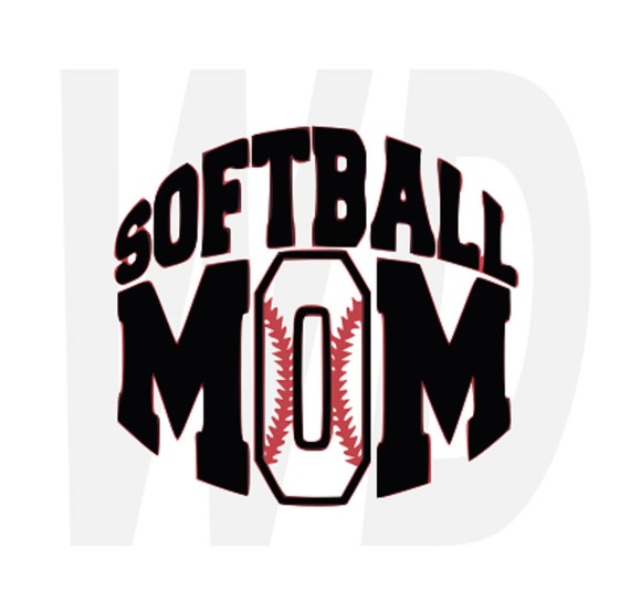 Download Softball mom SVG DXF Cut Files SVG Cricut files by Walkerdesigns6