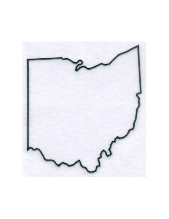 Ohio Stencil Made from 4 Ply Mat Board by WoodburnsNewEngland