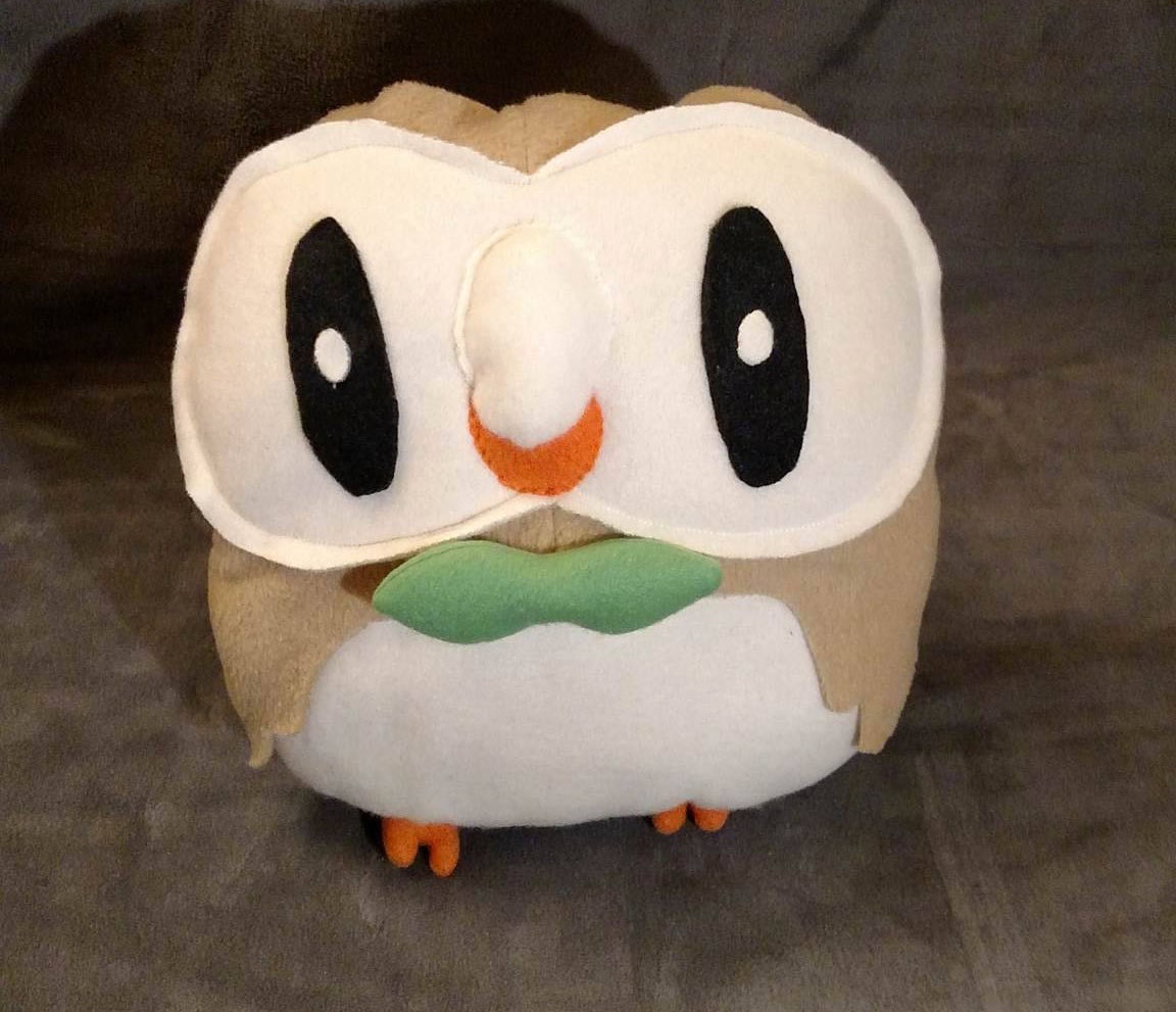 rowlet pokemon plush