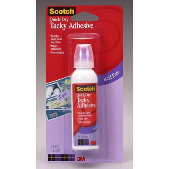 Scotch® Quick Dry Tacky Adhesive 2 ounce Quick Dry Tacky