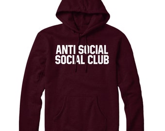 Anti Social Social Club Hoodie Hoody Mens Womens STP108