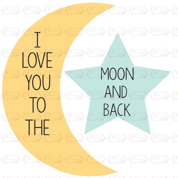 Download Baby svg baby cut file I love you to the moon and back SVG ...