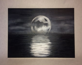 Full Moon Oil Painting