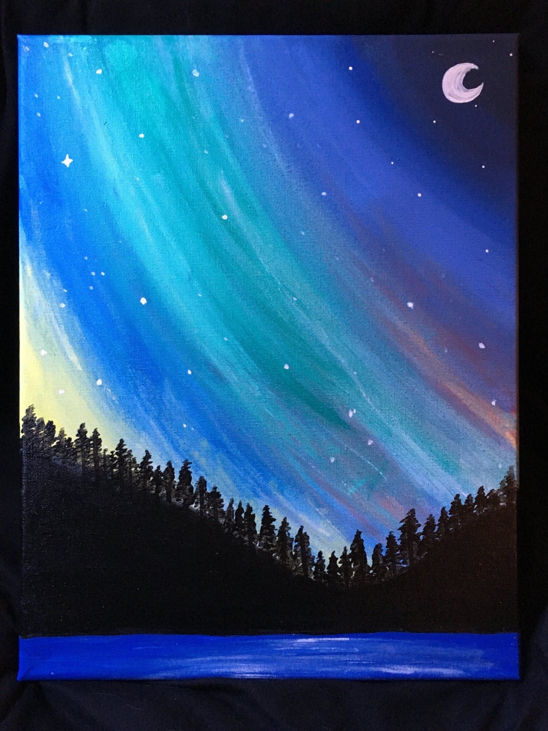 Colored Night 11x14