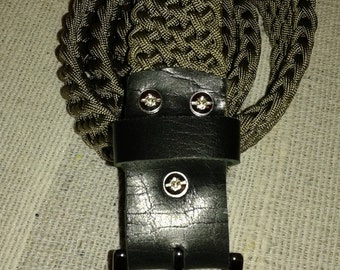 Paracord Survival/Rescue Belt, light green. 95/3,5sm.