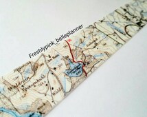 Popular items for map washi tape on Etsy