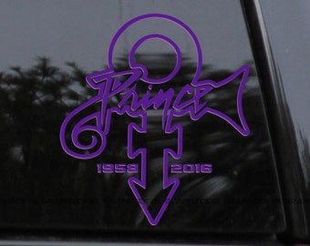 Prince Love Symbol Purple Rain Car Truck Window Laptop Decal Sticker