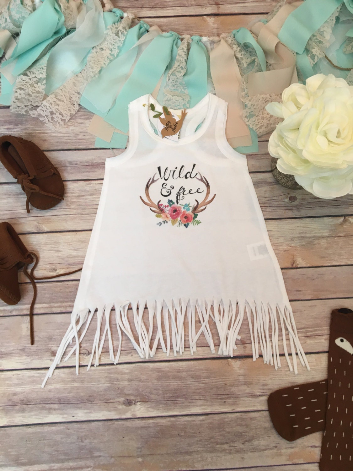 Boho Baby Clothes Wild and Free Baby Fringe Dress Cute Baby