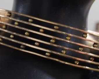Bangle brass bracelet