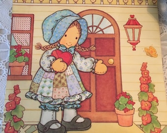 Vintage Holly Hobbie Valentine's Card