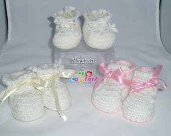 NewBorn Crochet Shoes