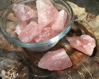 Rose Quartz Stones, Raw Rose Quartz, Small Rose Quartz, Pink Stone, Pink Crystal, Heart Chakra Crystal, Reiki, Crystal Grid, Boho