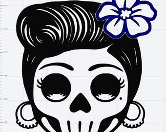 Download Female sugar skull | Etsy