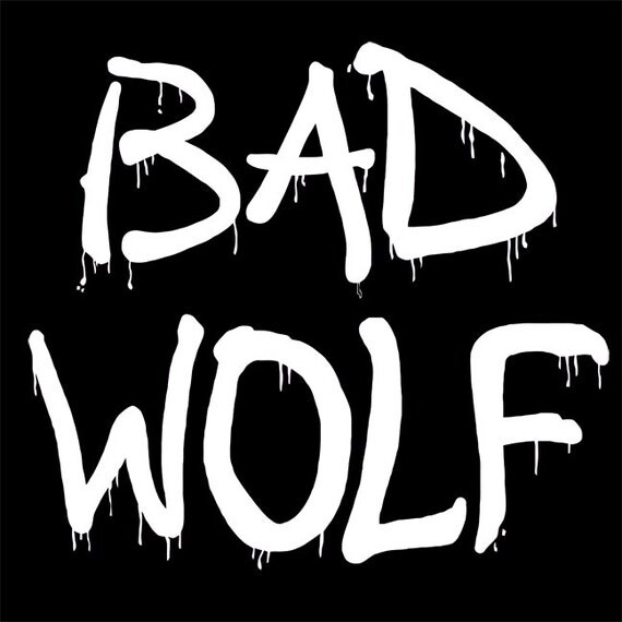 Doctor Who Decal Bad Wolf Decal Tardis Bad Wolf by BernieDecals