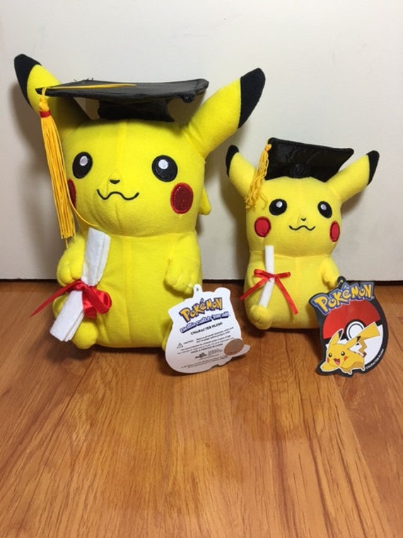 pikachu plush graduation