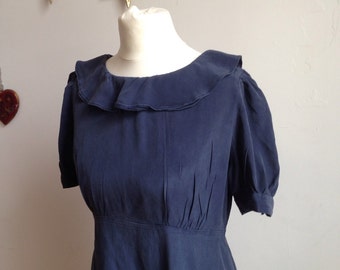 Cute Silk smock dess