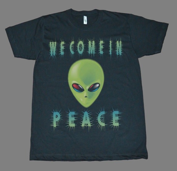 peace alien shirt