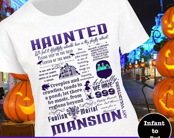 Disney Haunted Mansion Shirt, Disney Haunted Mansion Tee, Disney Haunted Mansion Tshirt, Disney Halloween Shirt