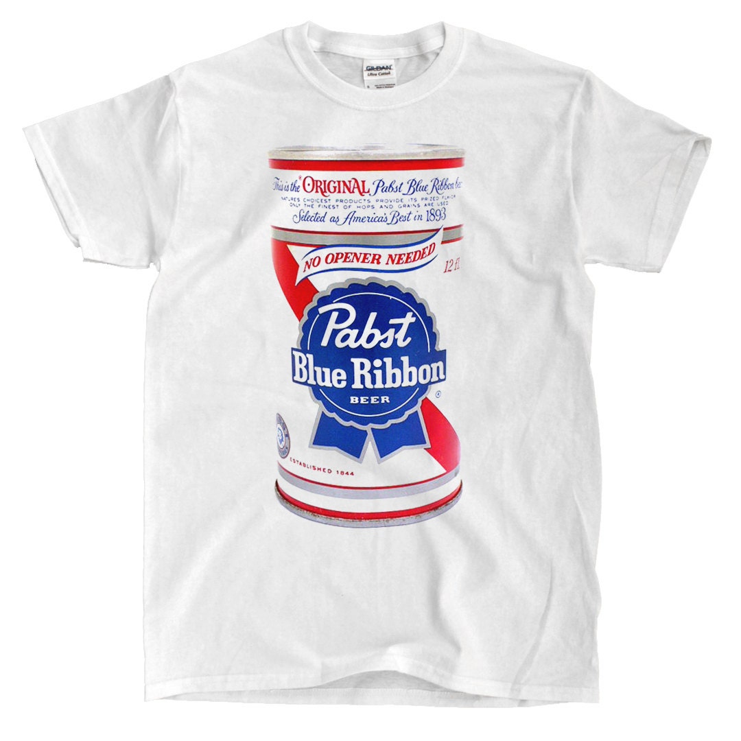 pabst blue ribbon button down shirt