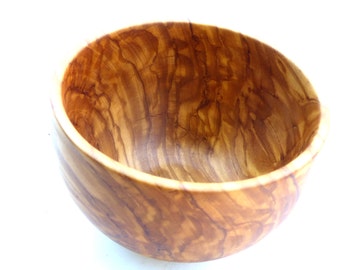 Turned Olive Wood Bowl