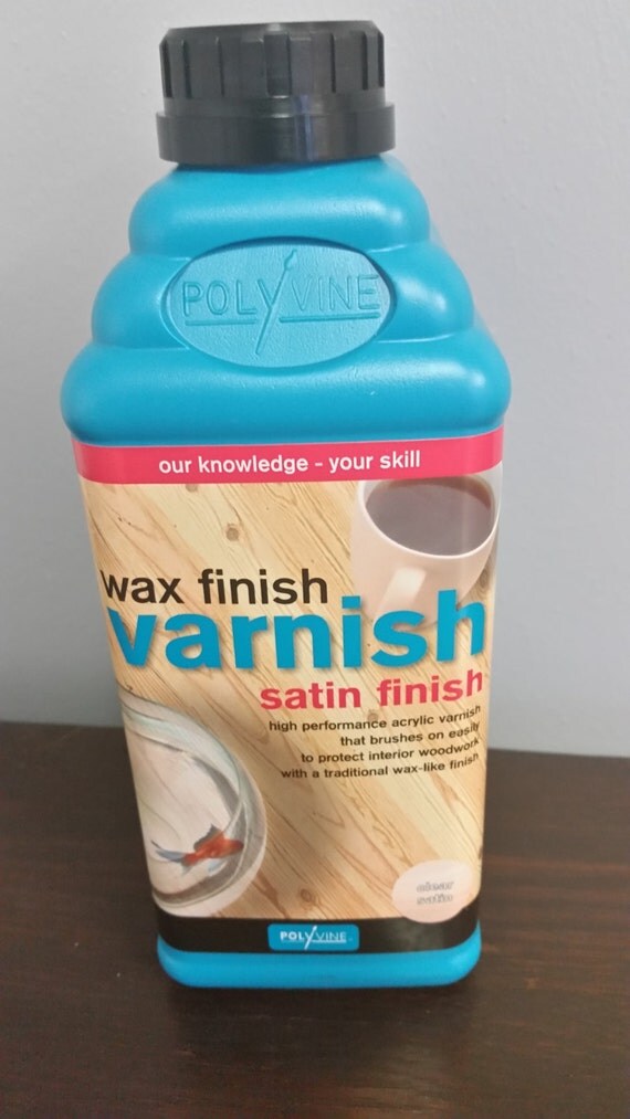 Polyvine Satin Wax Finish Varnish