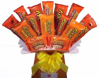 Reese's Peanut Butter Chocolate Bouquet - Sweet Hamper Tree Explosion - Perfect Gift