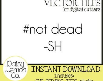 Vector File, Sherlock, #notdead-SH, BBC, SVG,