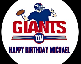 Ny Giants Edible Cake Topper Ny Giants Edible Cake Topper