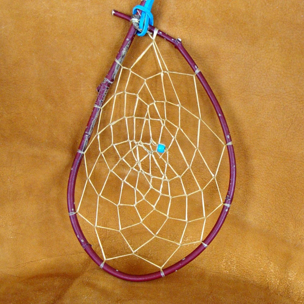 Handcrafted Ojibwe Dream Catcher Created In Traditional