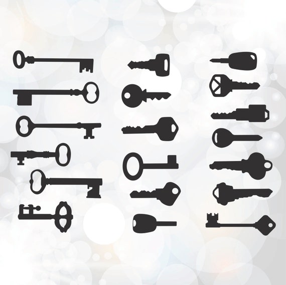 Download Antique Key SVG file collection Key Svg dxf eps files by Linescut