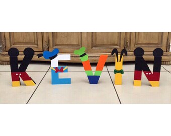 Mickey Mouse Clubhouse Letters | Mickey Mouse Party Letters | Mickey Mouse Birthday | Mickey Party Props | Disney Birthday Party |