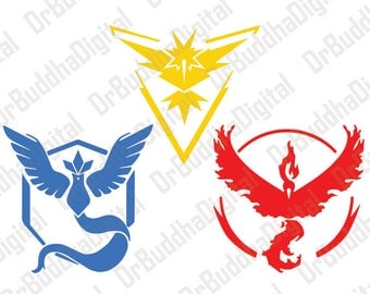 Pokemon Go Inspired SVG Collection - Pokemon Go DXF - Pokemon Clipart - Svg Files for Silhouette Cameo or Cricut