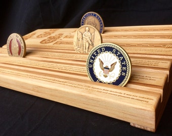 Custom Challenge Coin Display