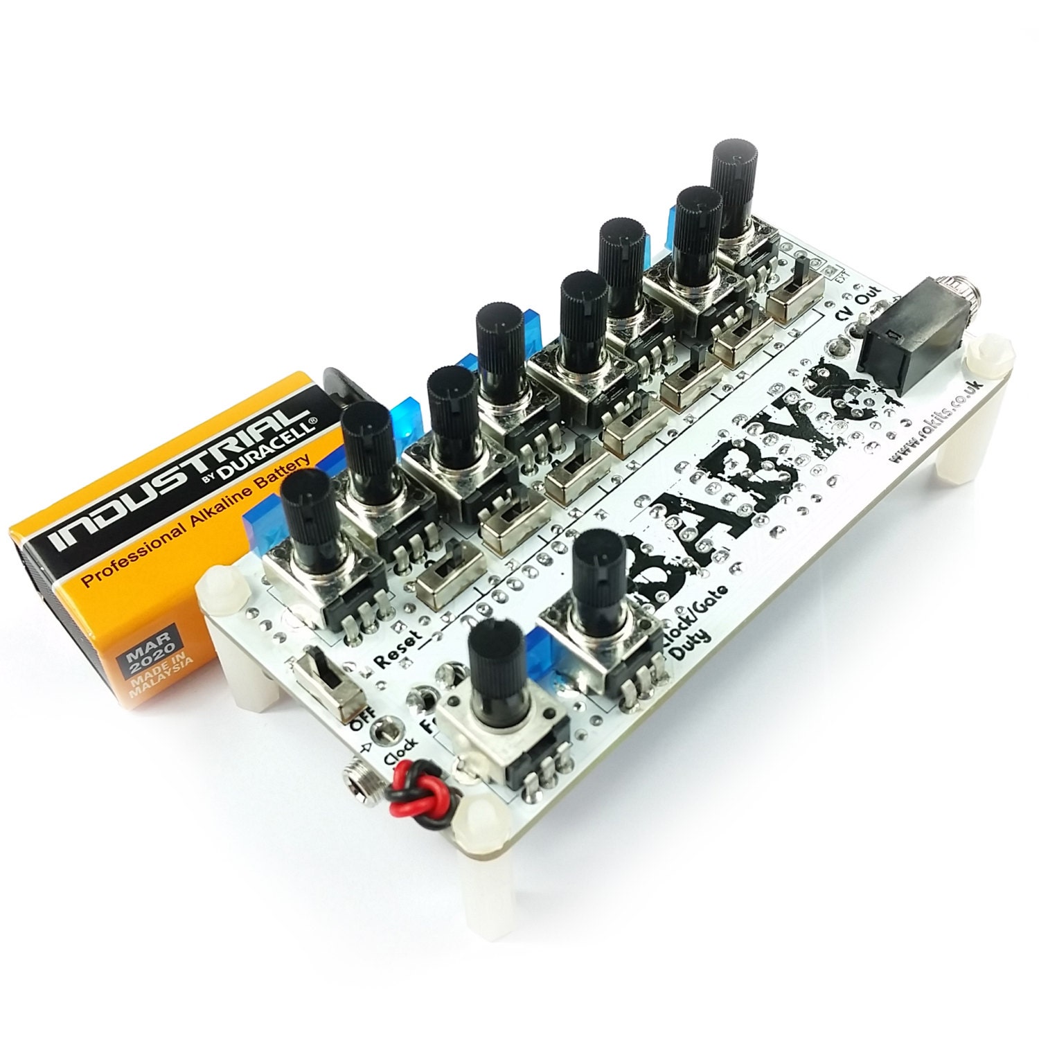 Baby 8 step sequencer electronic project kit by Rakit