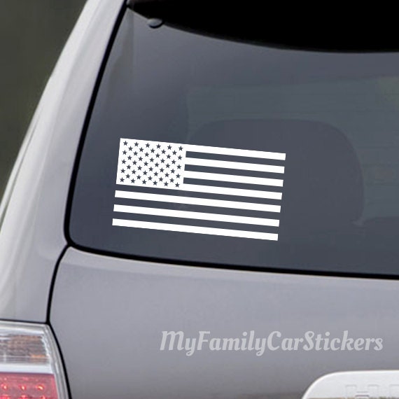 USA Flag Vinyl Decal USA Flag Sticker USA Flag Car Decal