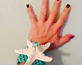Starfish mermaid bracelet