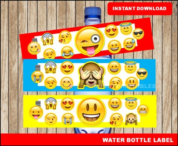 emoji-water-bottle-labels-printable-emojis-water-emoji-party