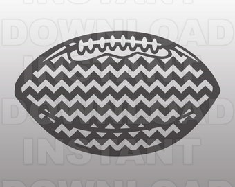 Chevron Football SVG File -Personal & Commercial Use- cricut svg,silhouette svg,svg cuts,vector svg,vinyl files,tshirt svg