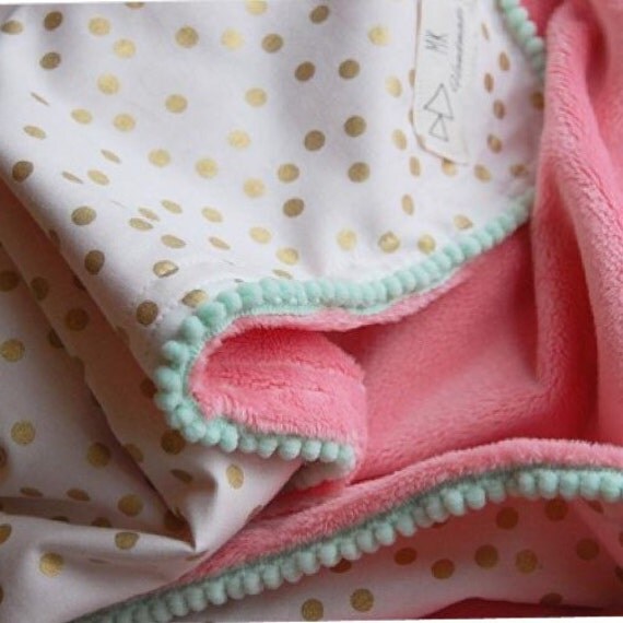 Custom Minky Blanket by on Etsy