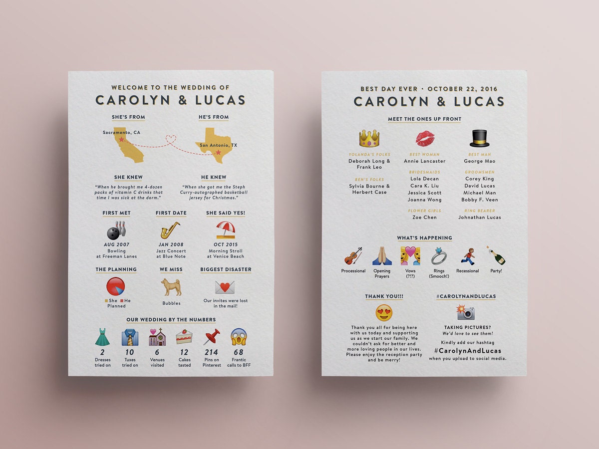 Wedding Infographic Template