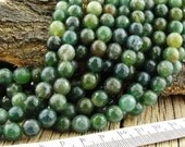 8mm Moss Agate beads Faceted Round Gemstone Beads Dark Organic Rustic 8 mm Earthy Green Bead FACETED 8mm Moss Agate beads Faceted Round Gemstone Beads Dark Organic Rustic 8 mm Earthy Green Bead FACETED
