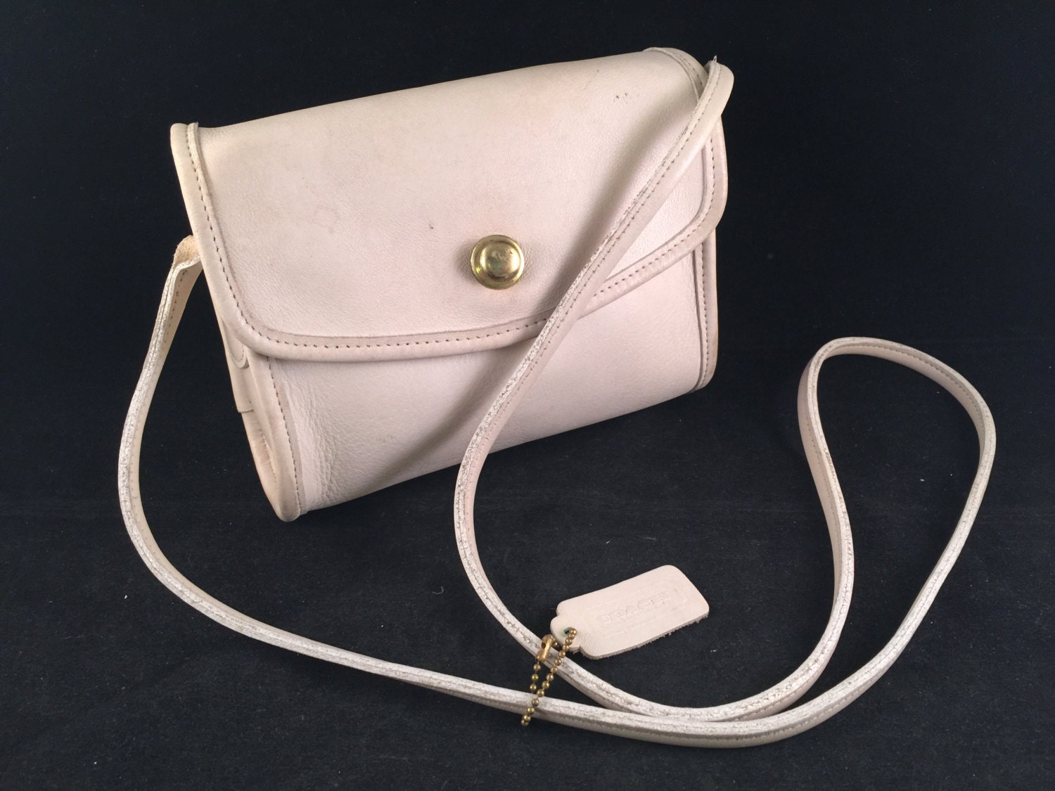 white coach purse sale