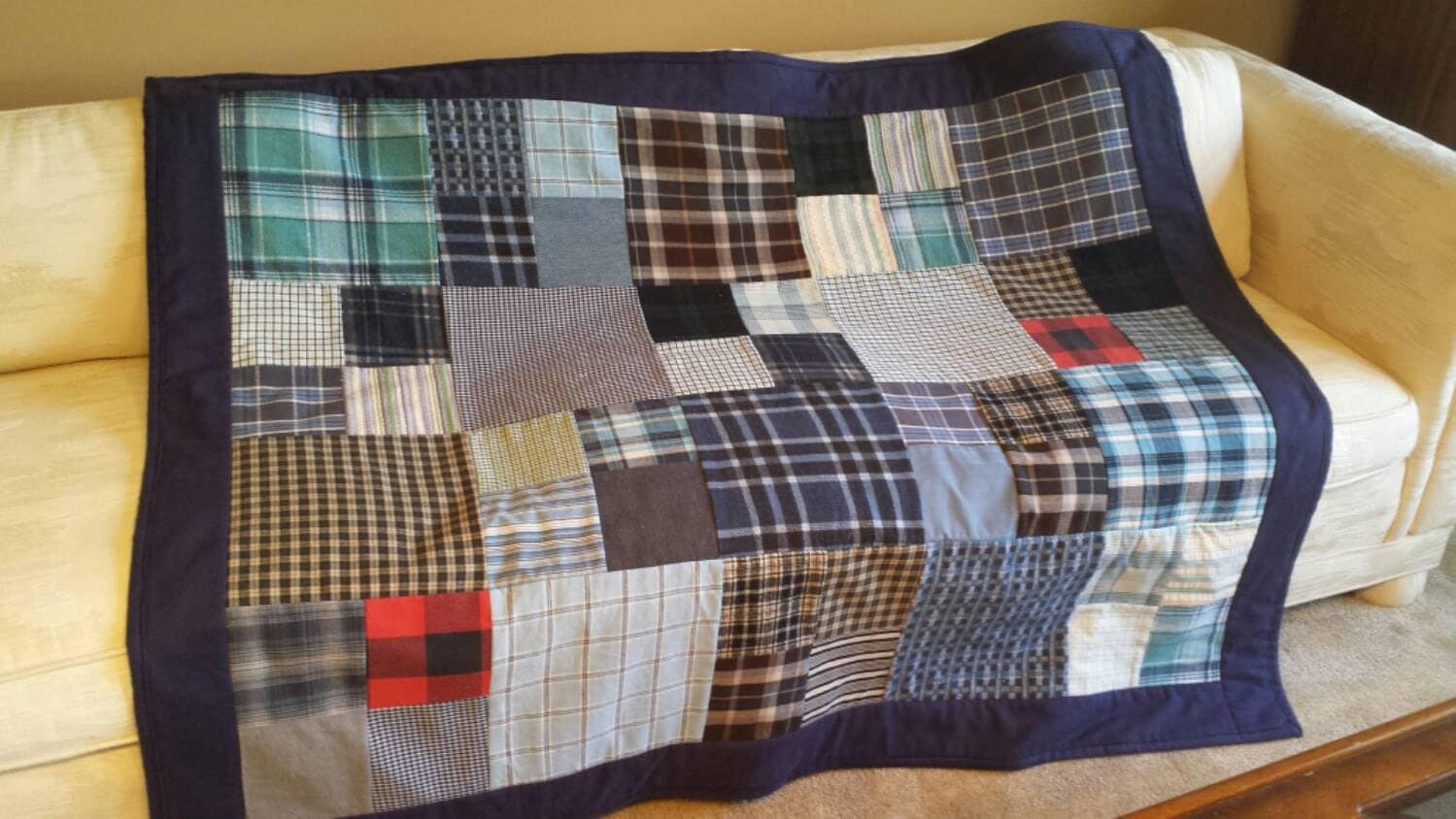 memory quilts made from shirts