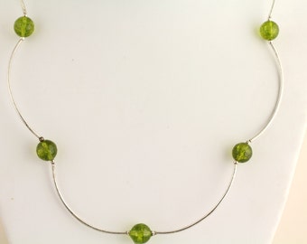 Peridot Necklace. Listing 262642045