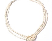 freshwater pearl 3 strand necklace