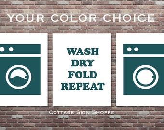 Laundry room rules | Etsy