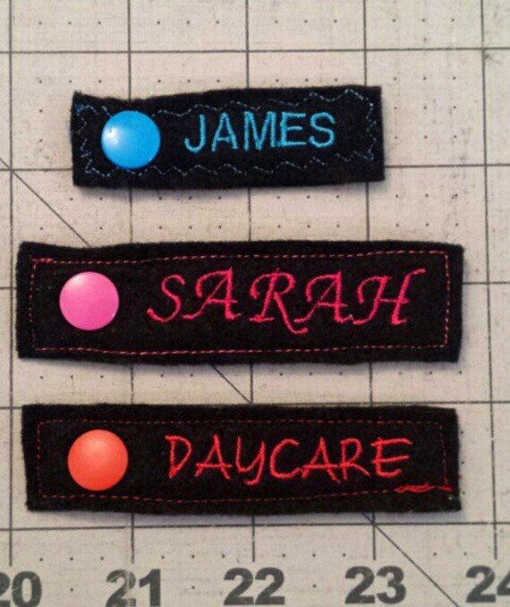 Snap On Cloth Diaper Labels by MamaBearBabyWear on Etsy