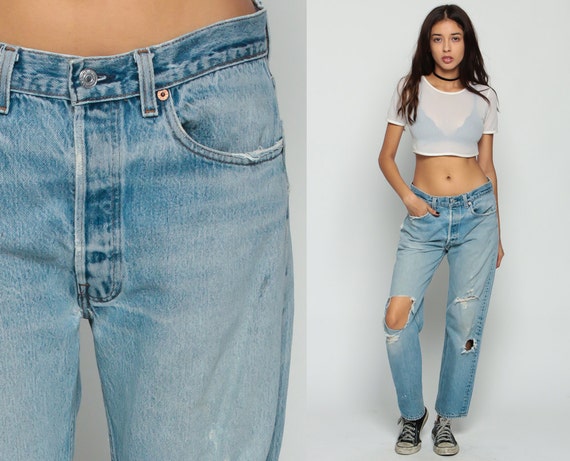 vintage ripped levis